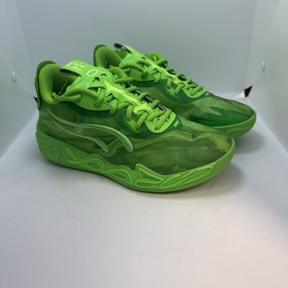 Puma MB.01 Lo Shoes Youth Size 6.5 Green Gecko LaMelo Ball Basketball